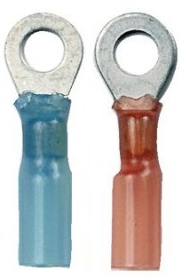 Heat Shrink Ring Terminals (25pk)Red or Blue